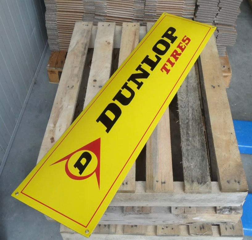 Dunlop Tyres Enamel Sign