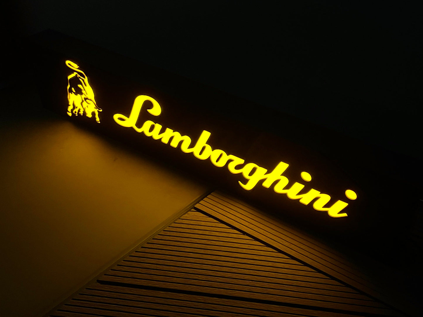 Lamborghini Illuminated Sign