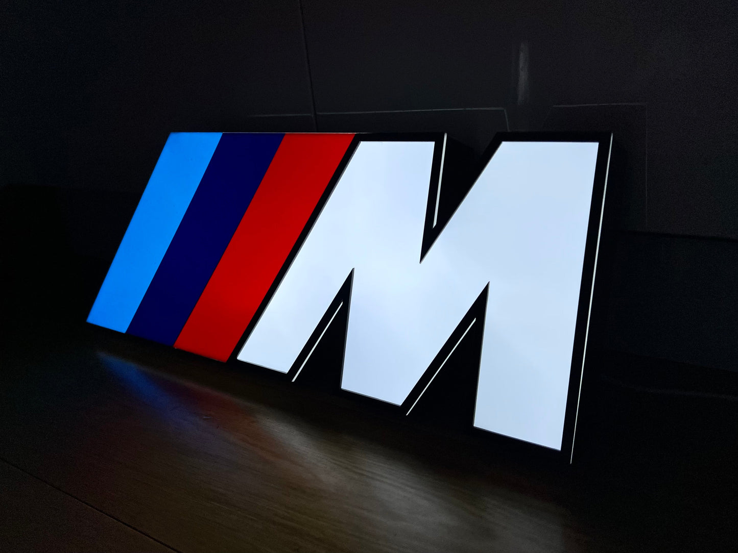 BMW M Power Illuminated Logo Sign