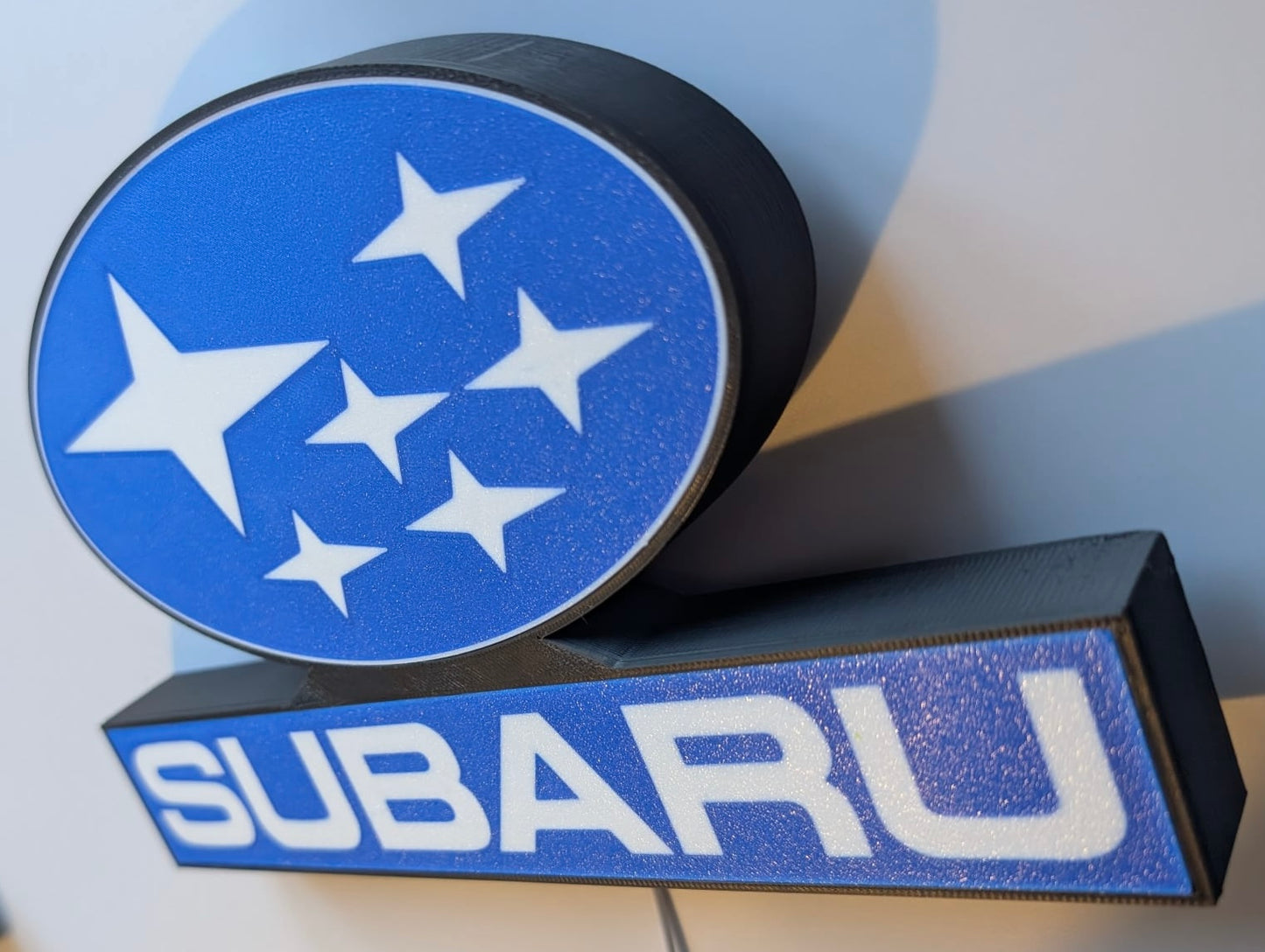 Subaru Lightbox Illuminated Logo Sign