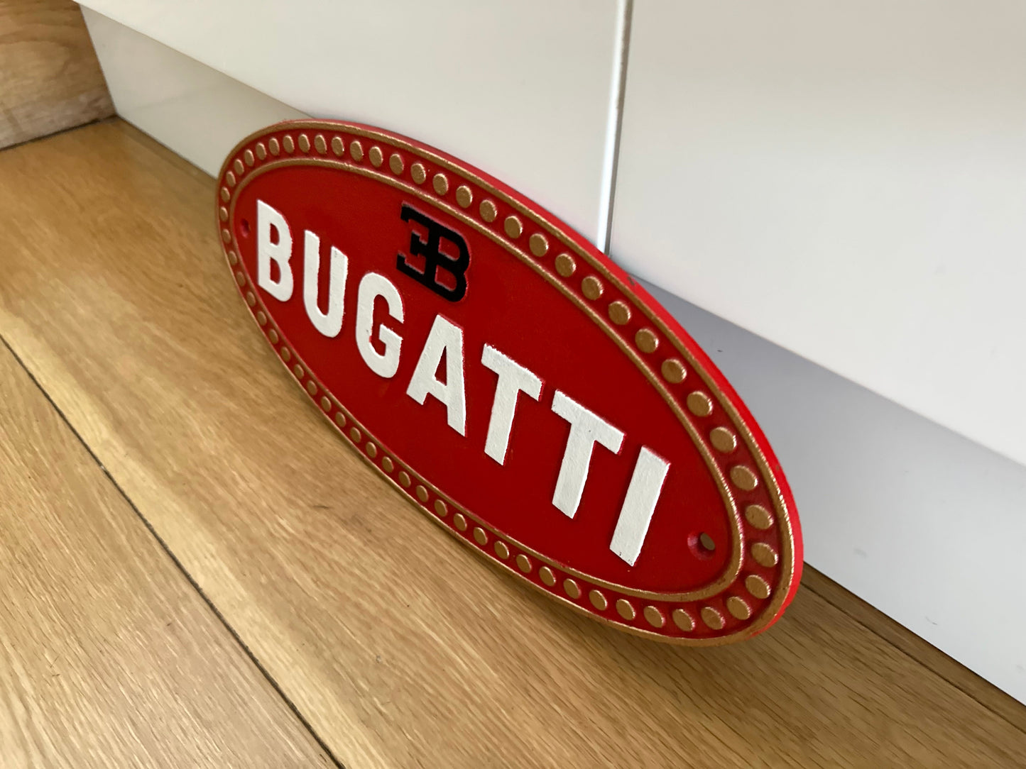 Bugatti Metal Logo Sign