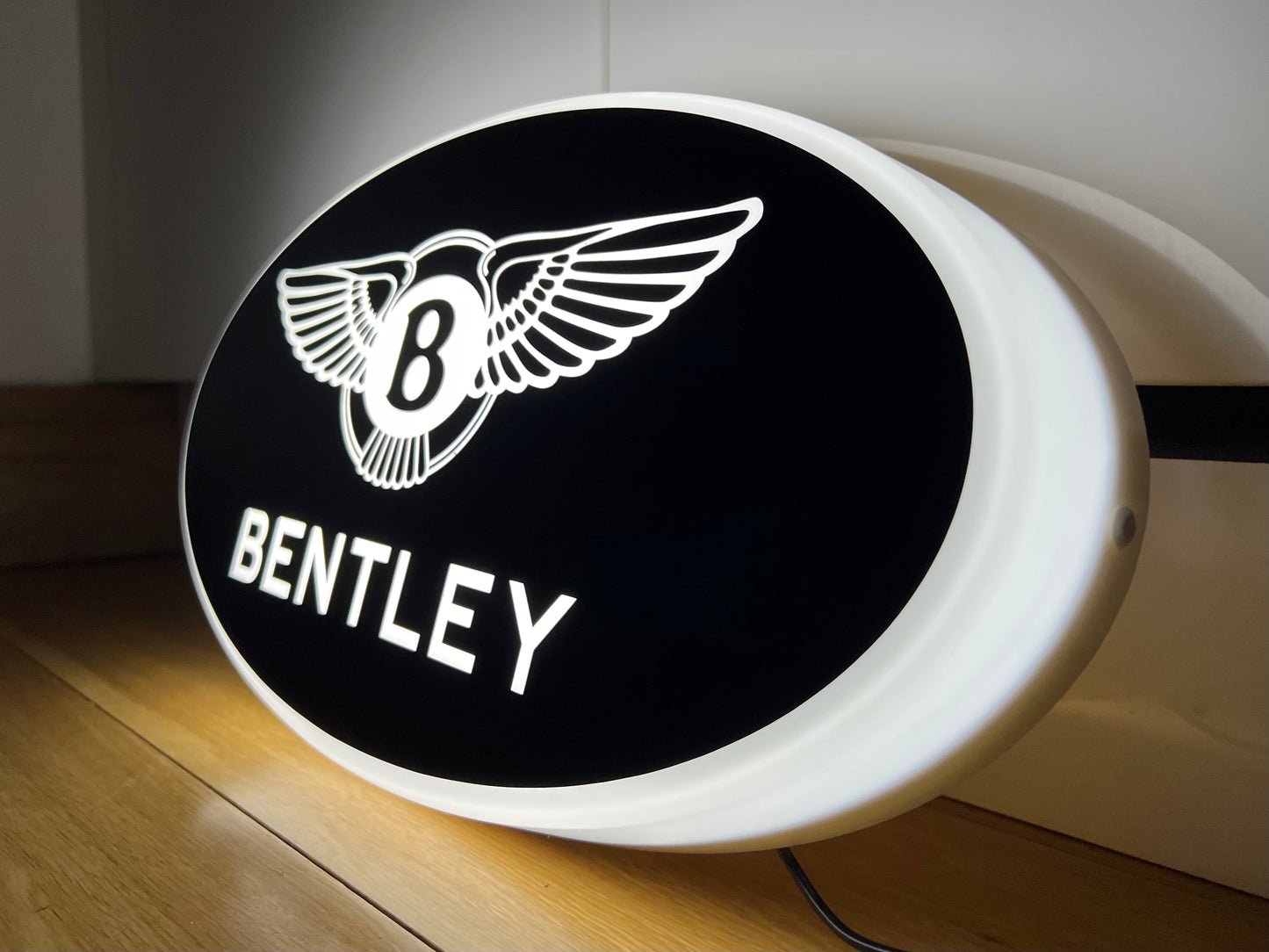 Bentley Black Illuminated Logo Sign