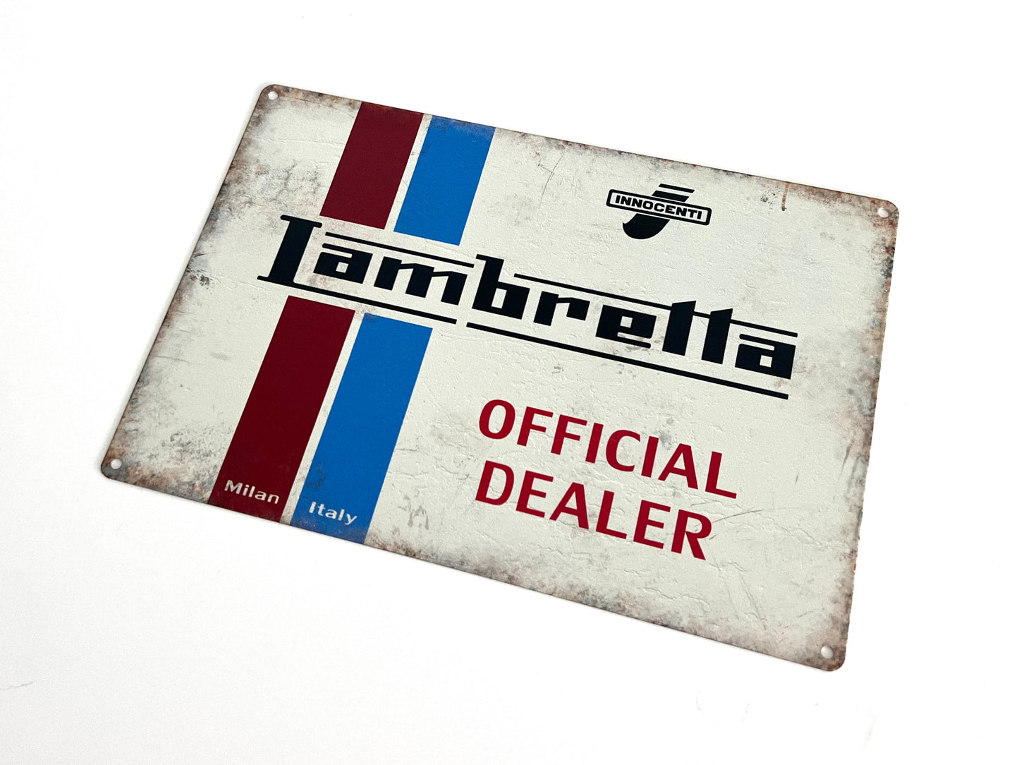 Lambretta Metal Sign