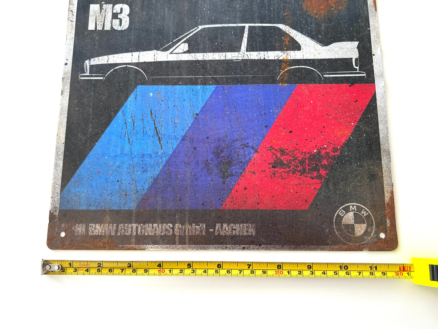 BMW M3 Vintage Metal Sign