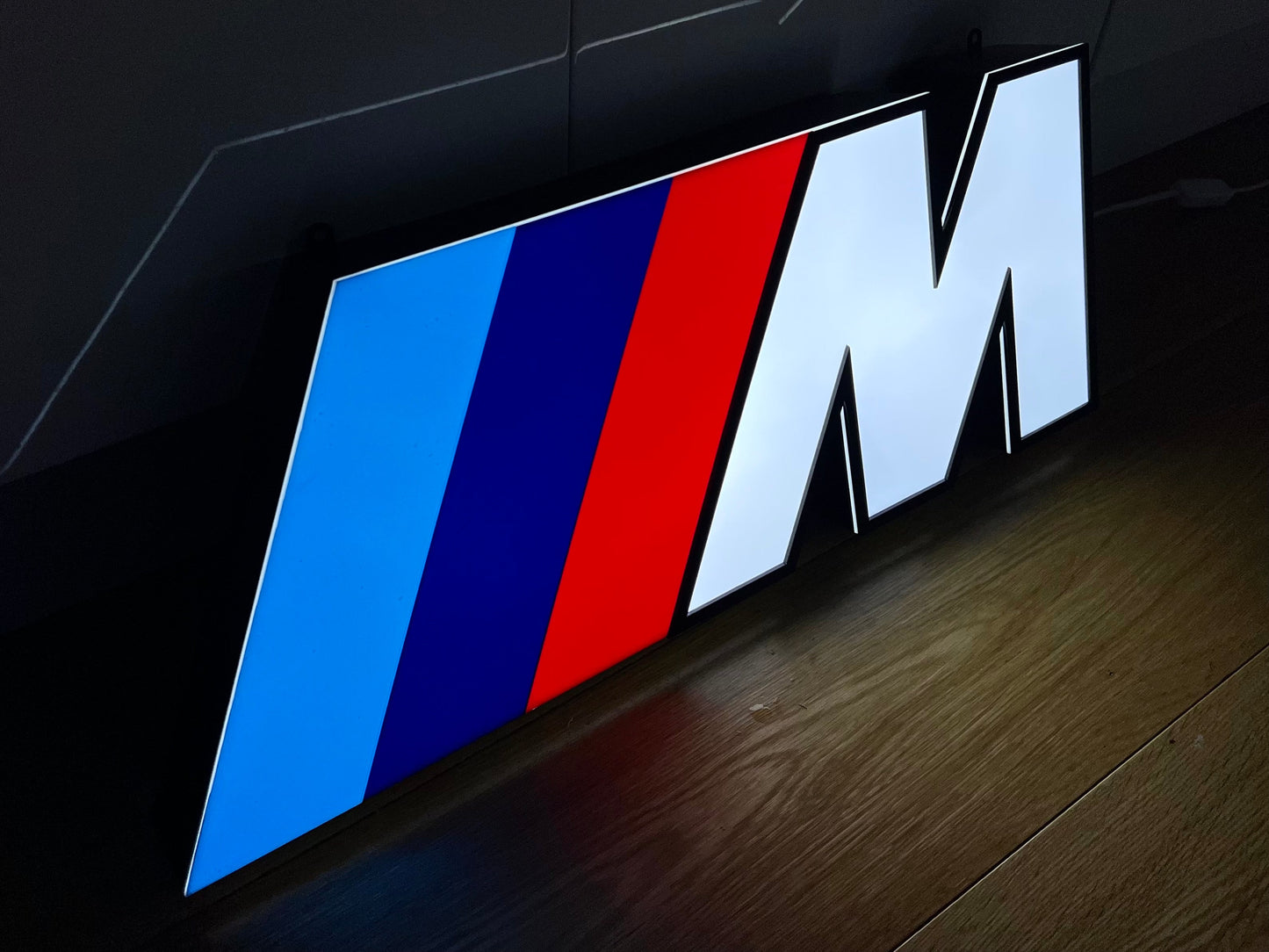 BMW M Power Illuminated Logo Sign