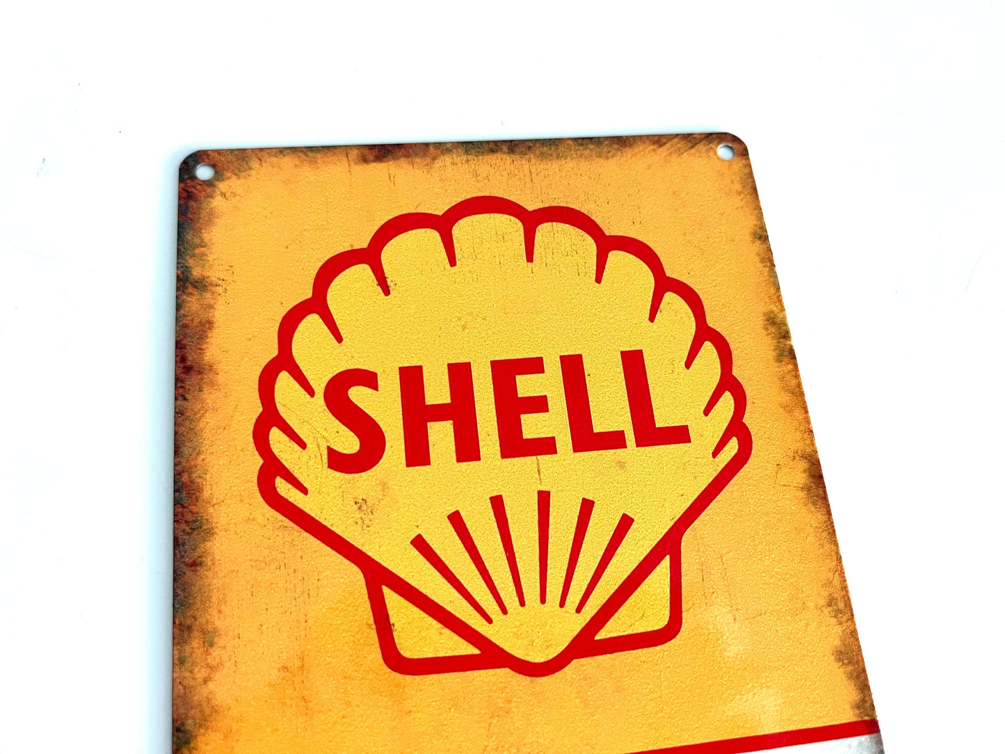 Shell Lubricant Metal Sign