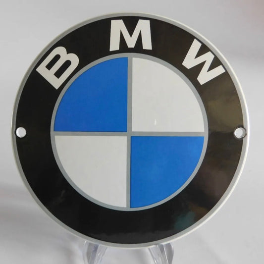 BMW Enamel Sign