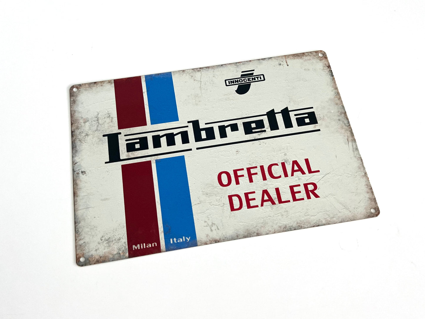 Lambretta Metal Sign