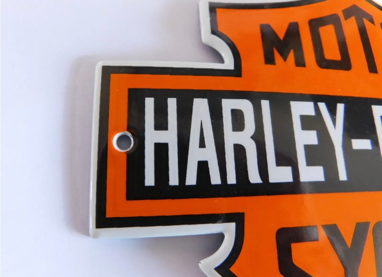 Harley Davidson Motorcycles Enamel Sign