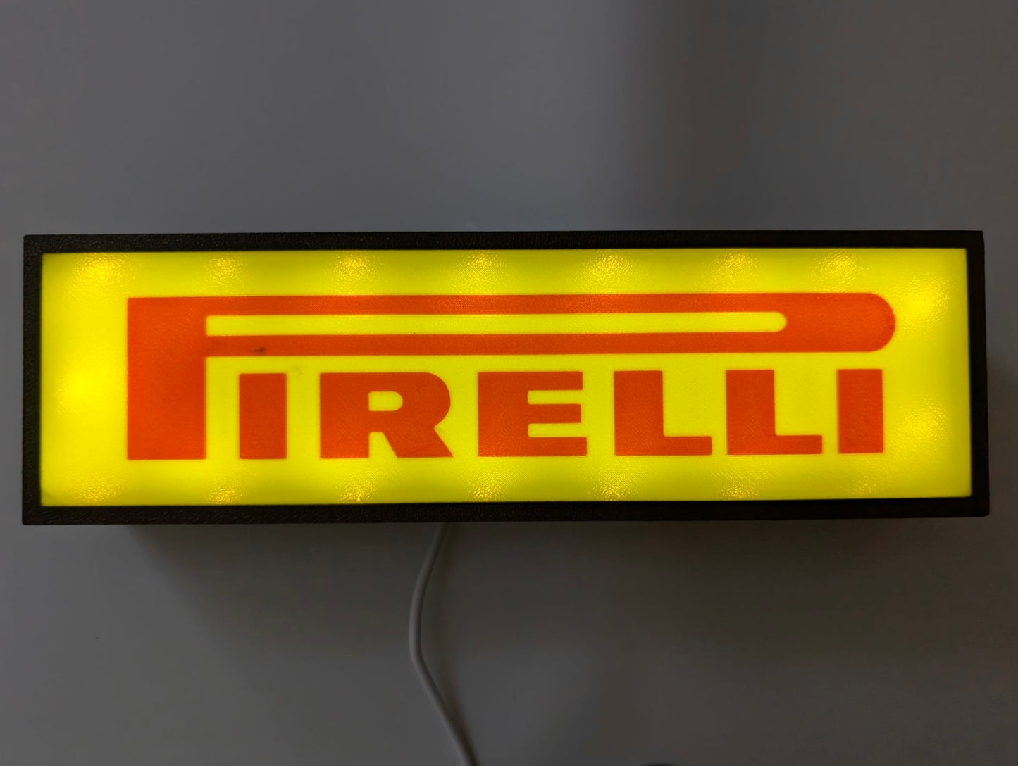 Pirelli Lightbox Illuminated Logo Sign