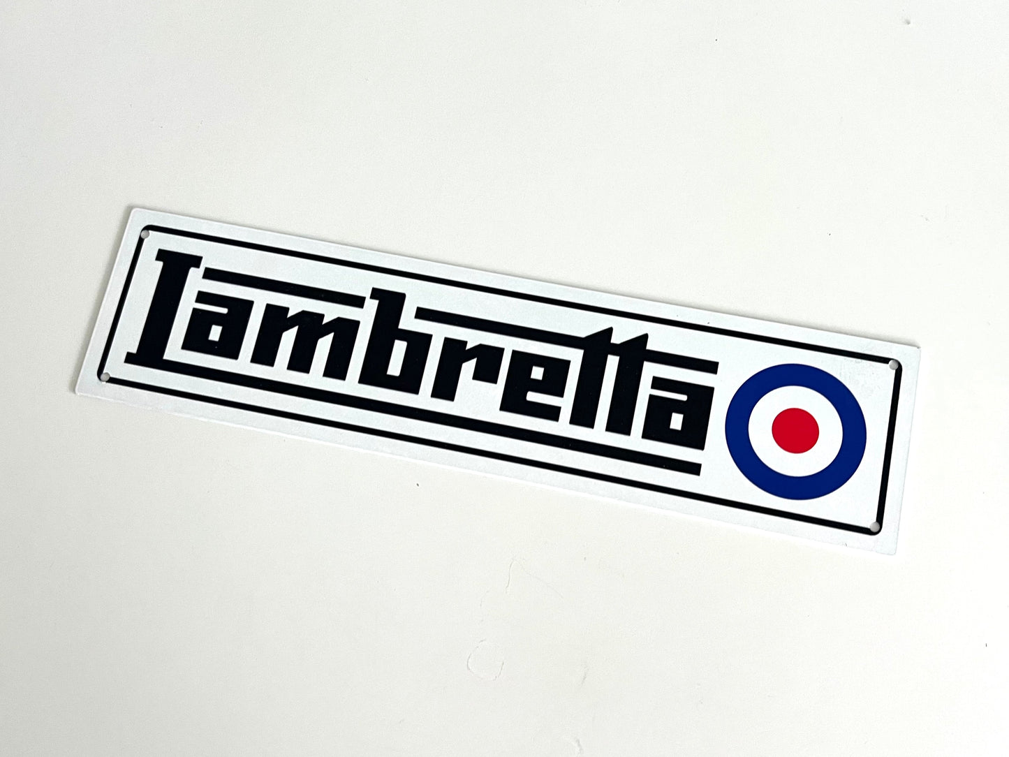 Lambretta Metal Sign