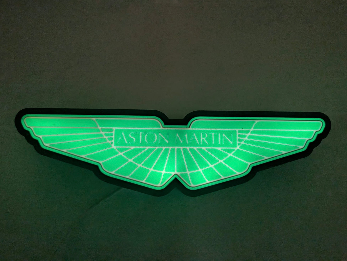 Aston Martin Lightbox Illuminated Logo Sign