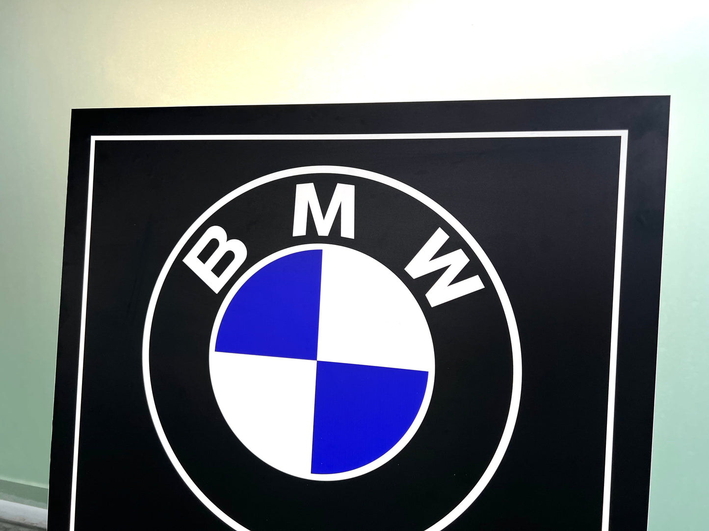 BMW M Power Illuminated Logo Sign