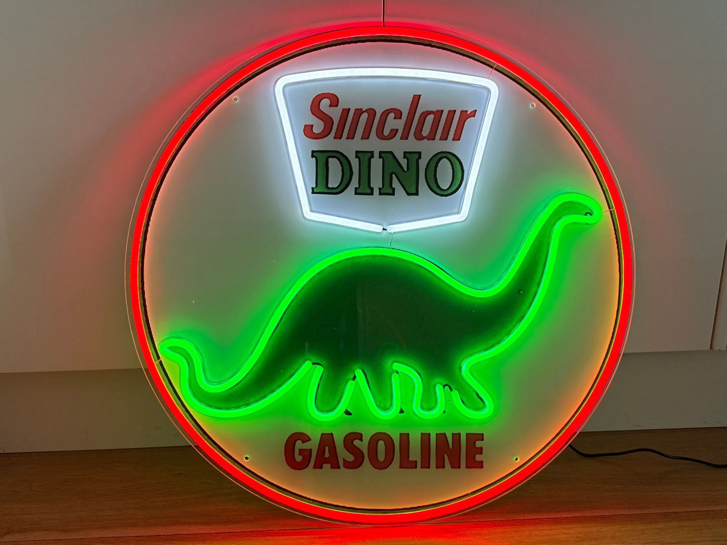 Sinclair Dino Neon Sign