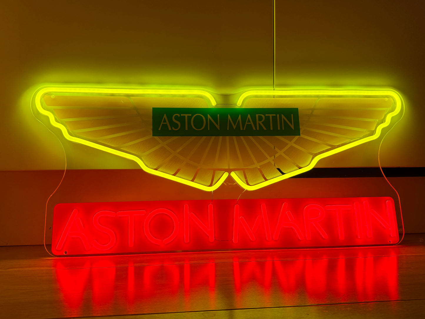Aston Martin Neon Wall Sign - LED Illuminated Garage & Man Cave Decor