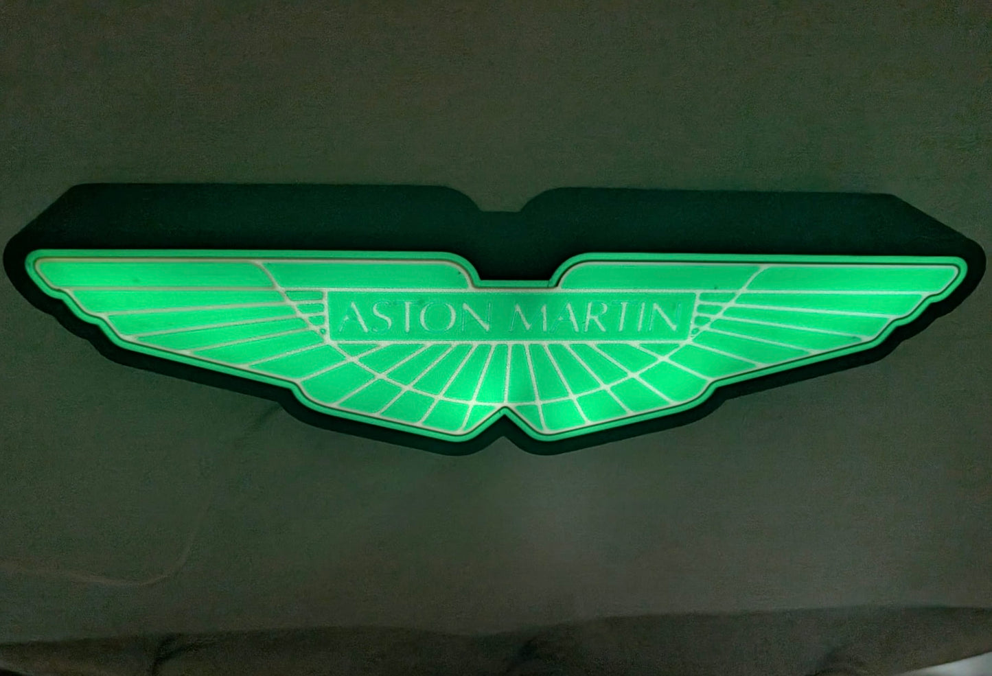 Aston Martin Lightbox Illuminated Logo Sign