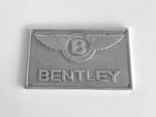 Bentley Metal Plaque Sign