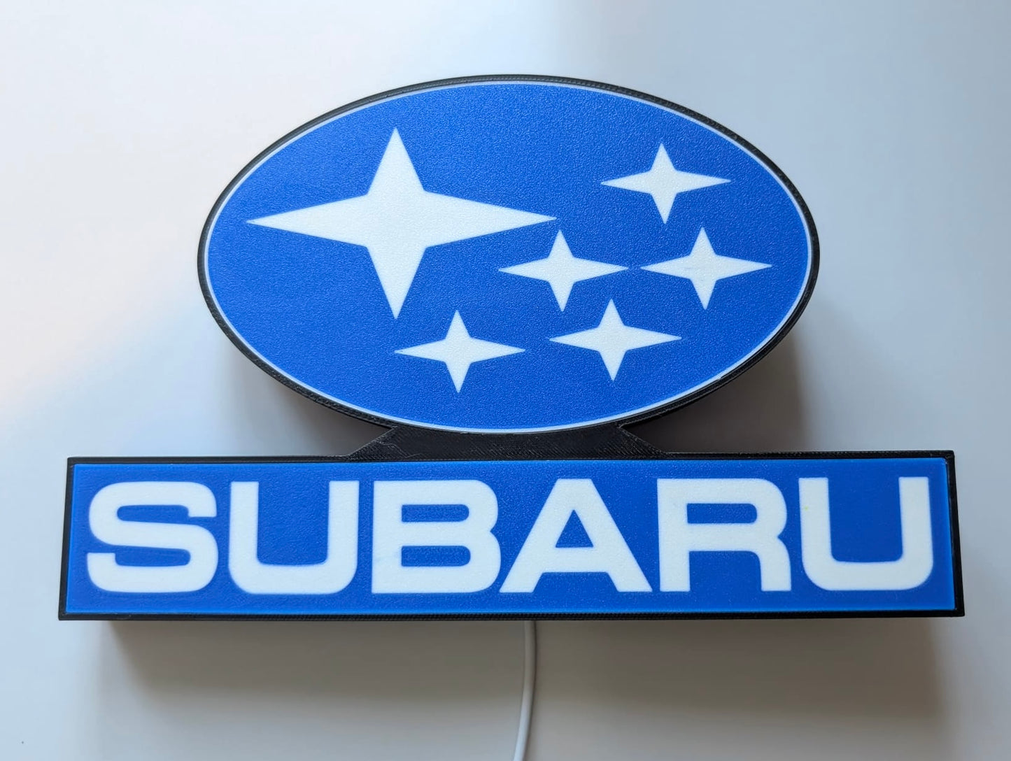 Subaru Lightbox Illuminated Logo Sign