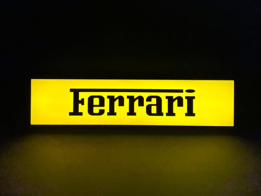 Ferrari Illuminated Sign