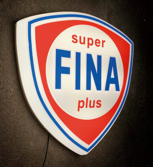 Fina Illuminated Sign