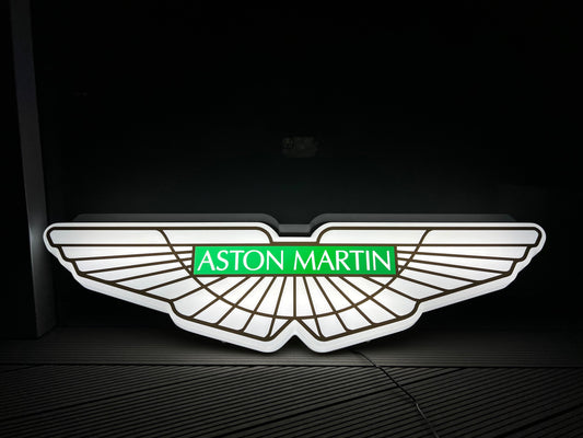 Aston Martin Illuminated Wings Sign