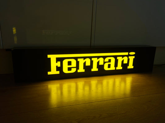 Ferrari Illuminated Sign