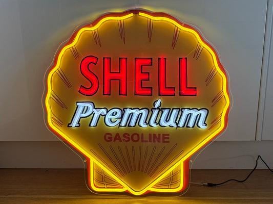 Shell Premium Gas Neon Sign