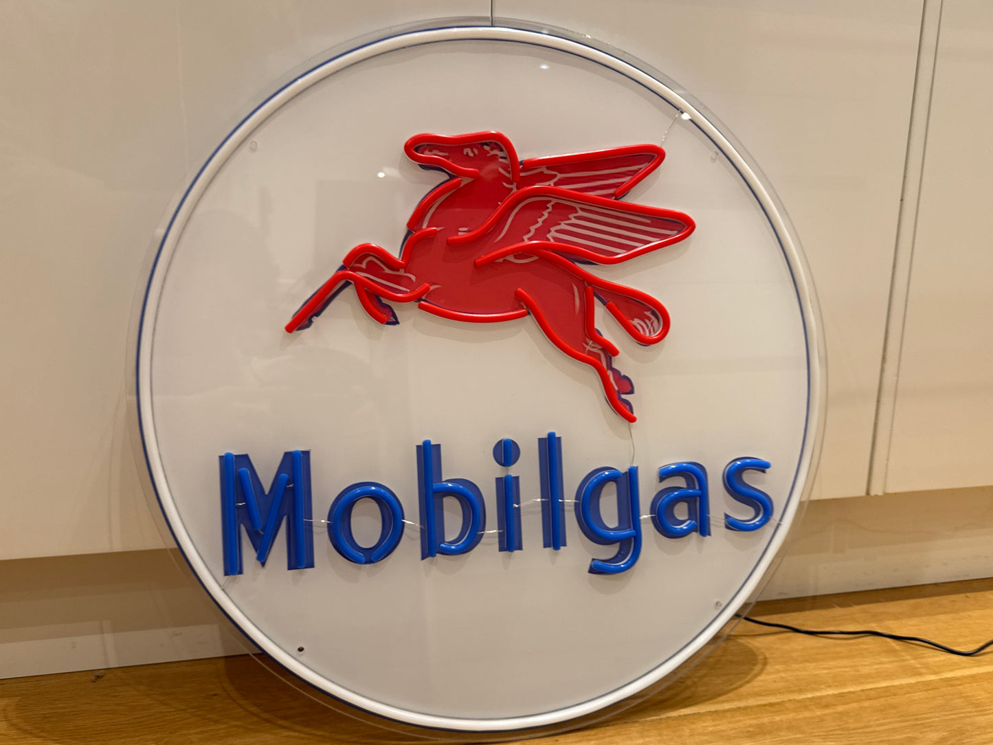 Mobil Mobilgas Neon Sign