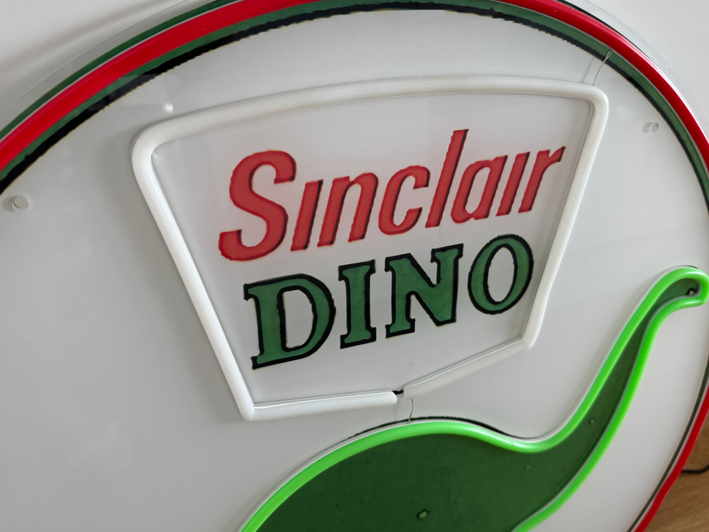 Sinclair Dino Neon Sign
