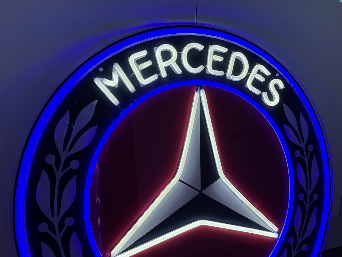 Mercedes Benz Neon Sign