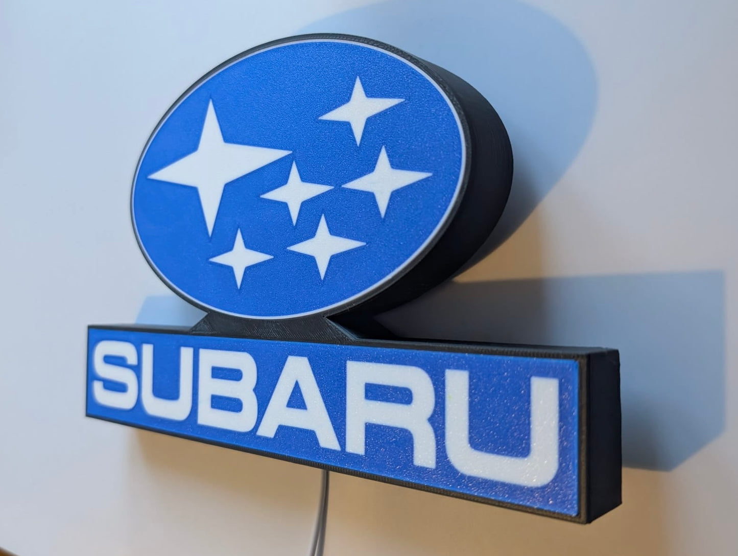 Subaru Lightbox Illuminated Logo Sign