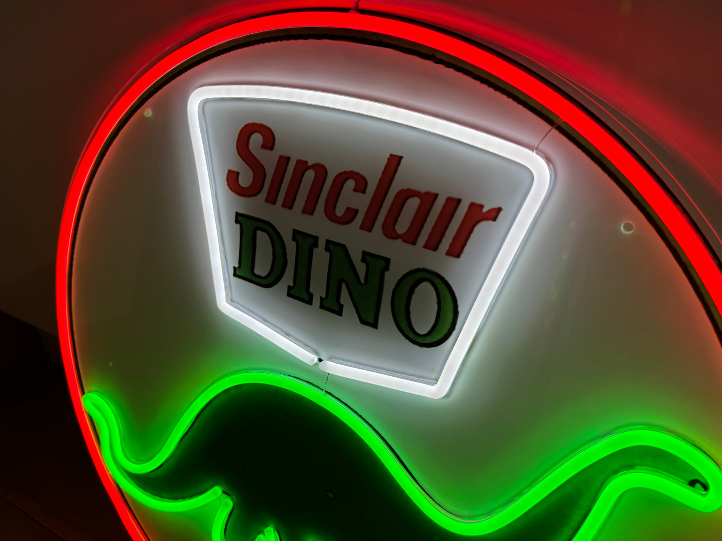 Sinclair Dino Neon Sign