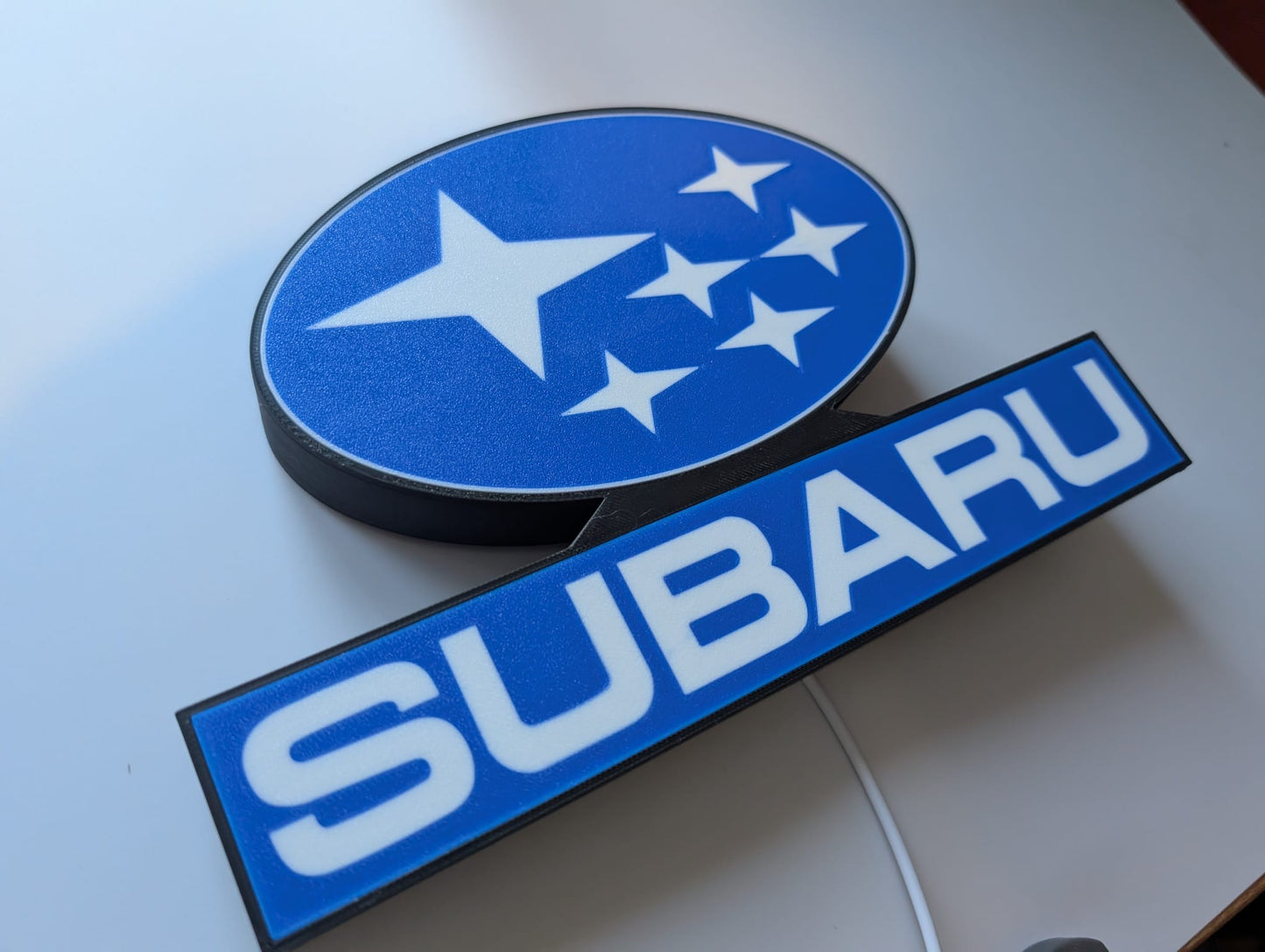 Subaru Lightbox Illuminated Logo Sign