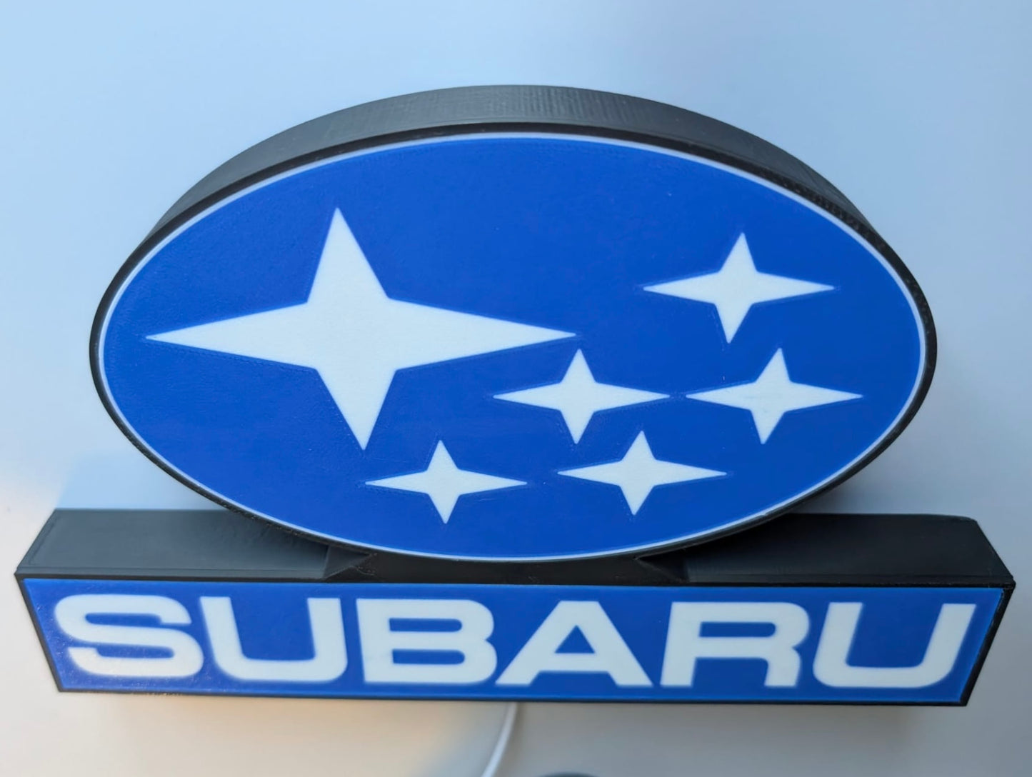 Subaru Lightbox Illuminated Logo Sign