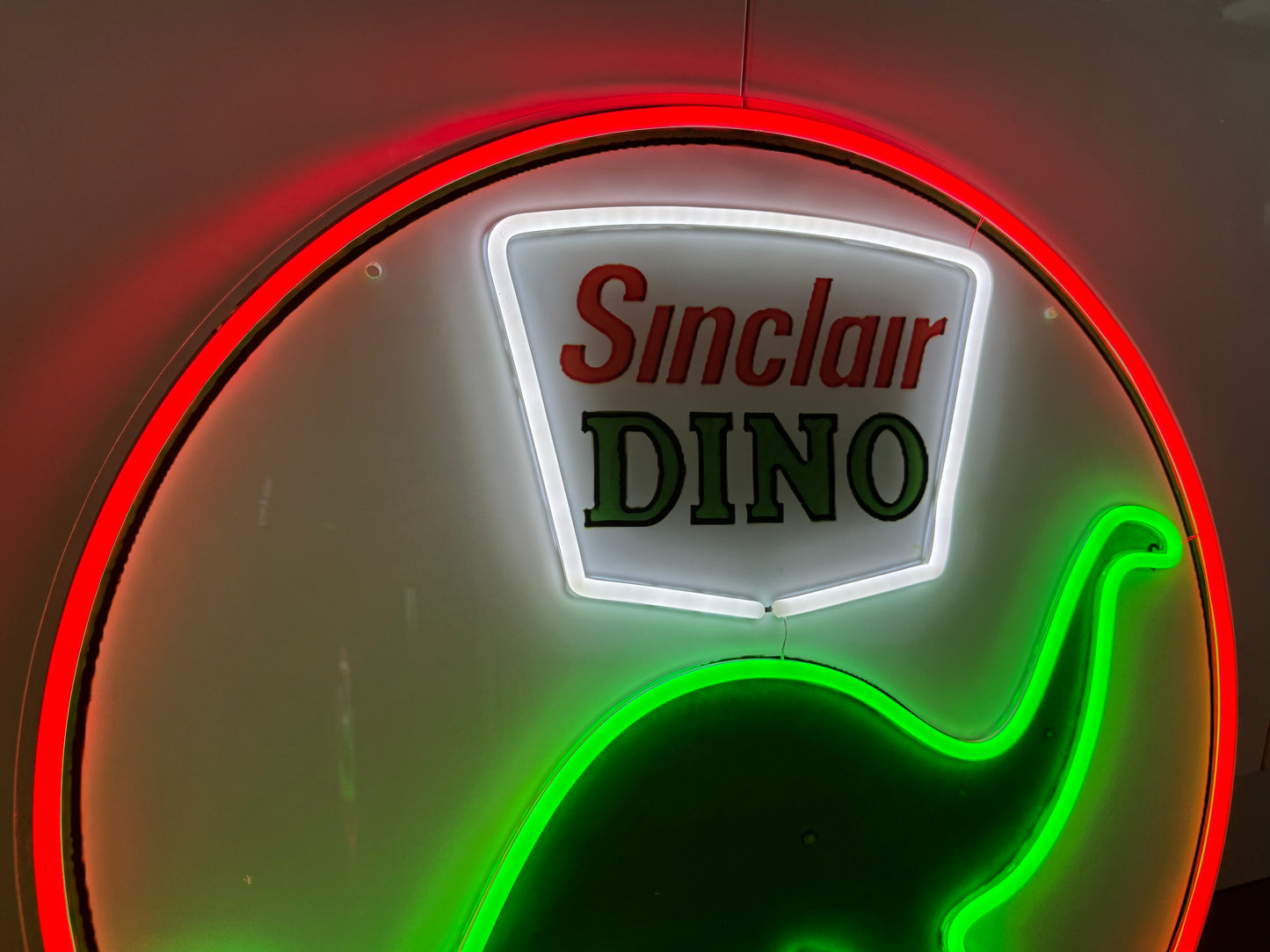 Sinclair Dino Neon Sign
